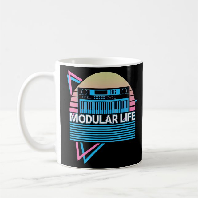 Mug Synthétiseur Synthétiseur Musicien Électronique Vi (Gauche)