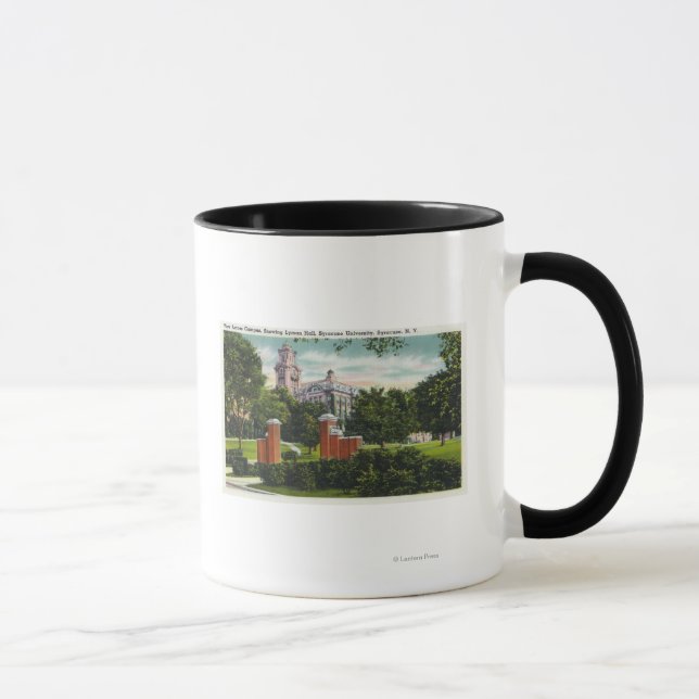 Mug Syracuse U Campus Affichage du Lyman Hall (Droite)