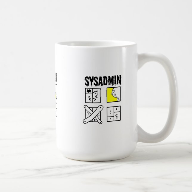 Mug Sysadmin - Administrateur système (Droite)