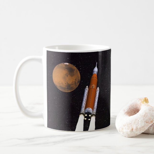 Mug Système de lancement spatial SLS de la NASA (Avec donut)