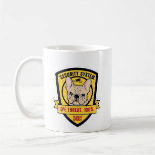 Mug Système de sécurité Funny Frenchie Jugement de la 
