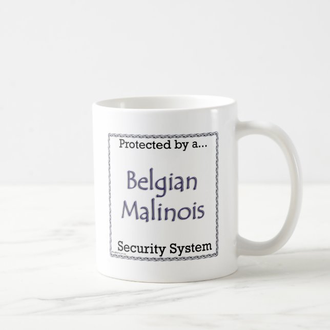 Mug Système de Sécurité Malinois (Droite)