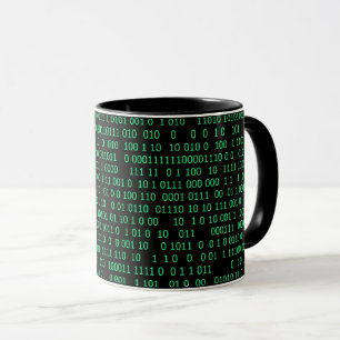 Mug Système numérique binaire vert