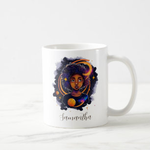 Mug Système solaire Afro Femme