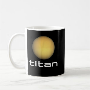 Mug Système solaire Saturne Lune Titan Astronomie spat