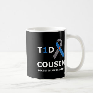Mug T1d Cousin Type 1 Sensibilisation au diabète