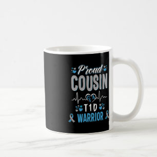 Mug T1D fière cousine Sensibilisation au diabète Type