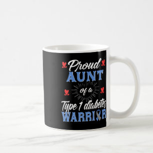 Mug T1d Fière Tante Diabète Sensibilisation Type 1 Ins