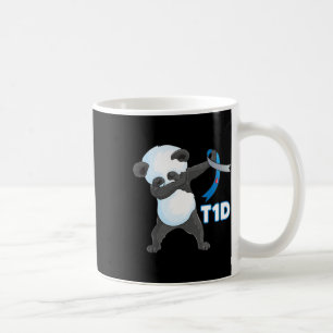 Mug T1d Fun mignon Dabbing Panda Type 1 Diabète Sensib