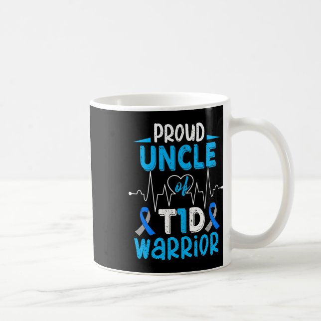 Mug T1d Oncle fier de la sensibilisation au diabète de (Droite)