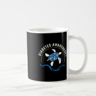 Mug T1d Tortue de mer Type 1 Sensibilisation au diabèt