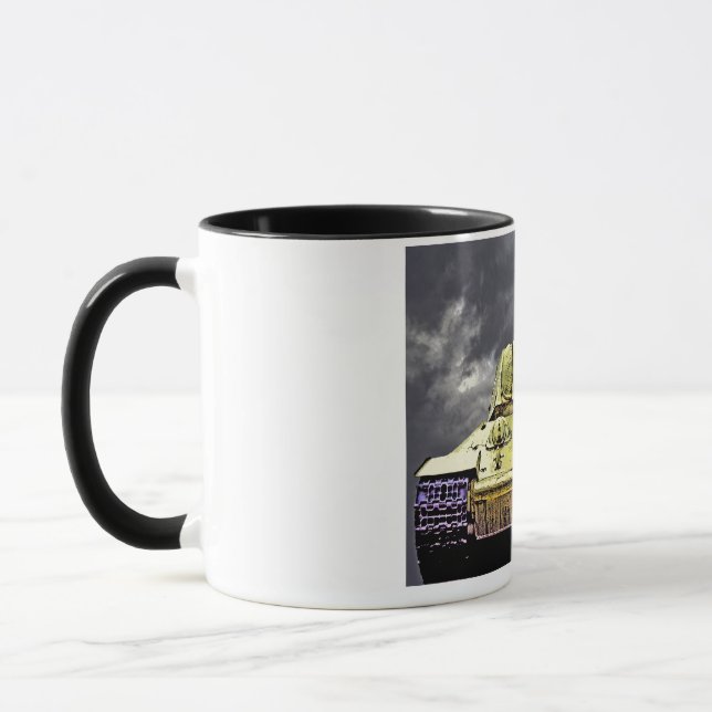 Mug T-34 réservoir russe, mémorial soviétique, Berlin (Gauche)