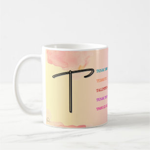 Mug "T" initial (11oz)