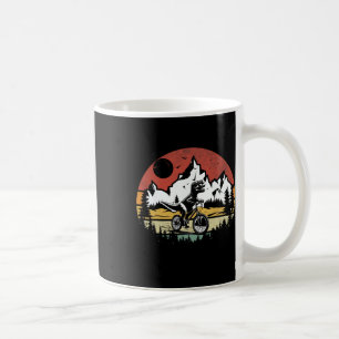 Mug T-Rex à vélo cyclisme vintage dino VTT