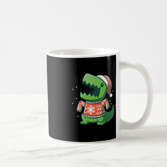 Mug T-Rex Christmas Fun Dinosaur Saurus moche (Droite)