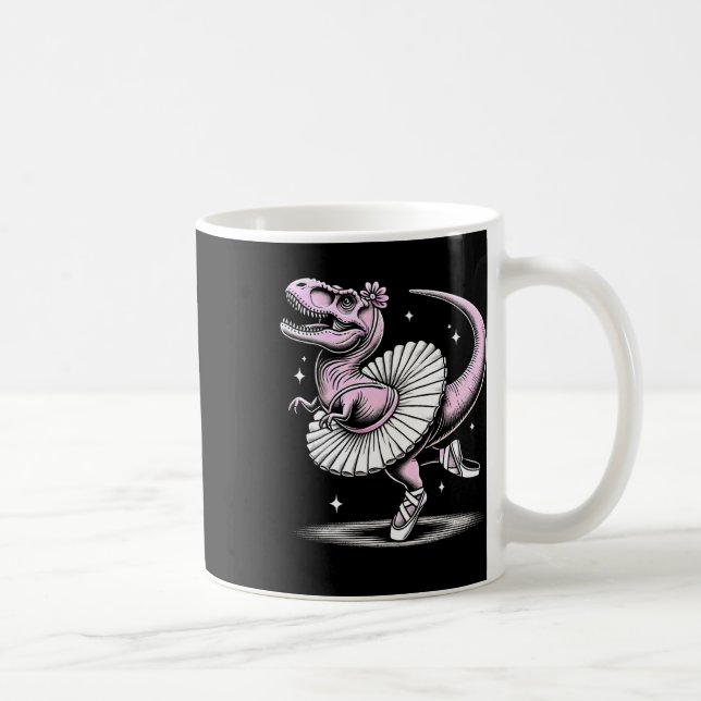 Mug T-Rex Dansant En Tutu Et Pantoufles  (Droite)