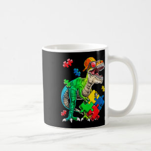 Mug T Rex Dinosaur Sensibilisation sur l'autisme Puzzl
