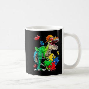 Mug T Rex Dinosaur Sensibilisation sur l'autisme Puzzl