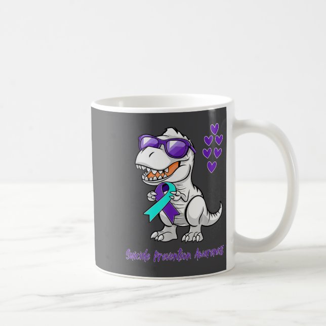 Mug T-rex Dinosaur Suicide Prevention Awareness Day Di (Droite)