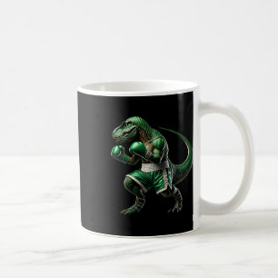 Mug T-rex Dinosaure Faisant de la Boxe Boxeur Art Mart