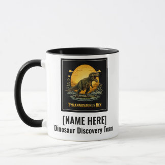 Mug T=Rex Dinosaure Lune Préhistorique