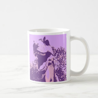 Mug T-Rex Dinosaure Violet