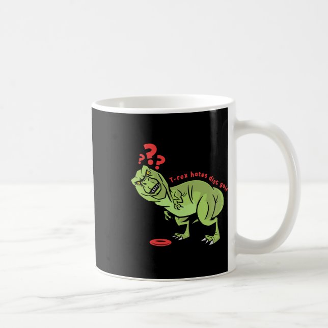 Mug T-Rex Enfants de Golf de Disque Drôle  (Droite)