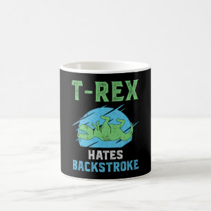 Mug T-Rex Hates Retour Baignade Nage Nage Amusant