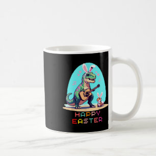 Mug T-rex Joyeuses Pâques Œufs Rétro Vintage Pixel Art