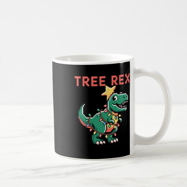Mug T-Rex Pull Ugly Christmas Sweater Dinosaure Noël (Droite)