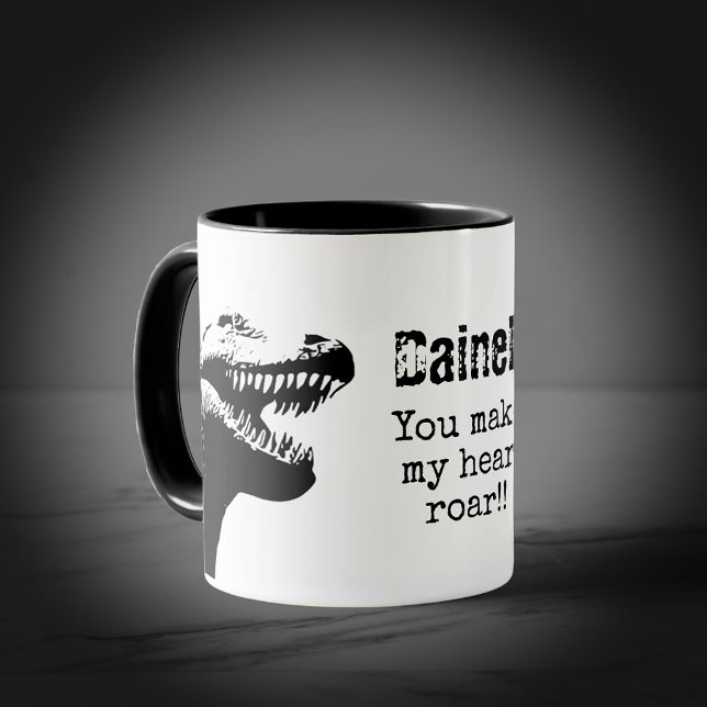 Mug T-Rex Saint-Valentin (Créateur téléchargé)