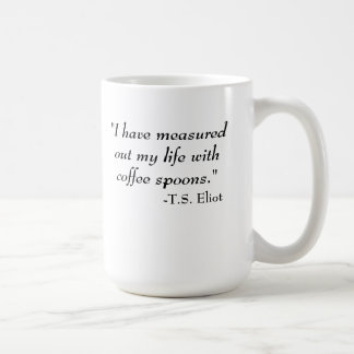 Mug T.S. Citation d'Eliot