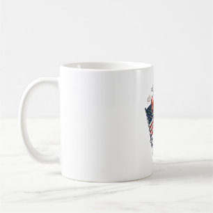 Mug T-Shirt_1 gravure vintage drapeau homard patriotiq
