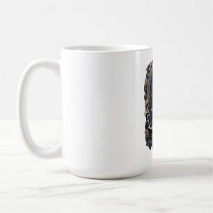 Mug T-Shirt à la fontaine baroque dorée, Premium