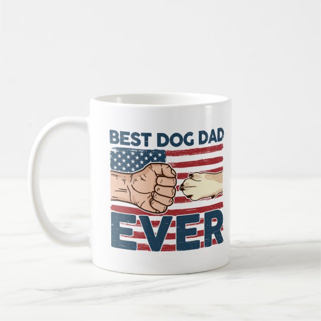 Mug T-shirt American Dog Dad (Gauche)