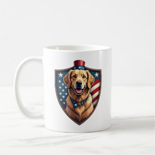 Mug T-shirt avec gravure Golden Retriever Papa Chien P