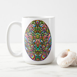 Mug T-Shirt Bio pour Enfants Motif Psychédélique Œuf d