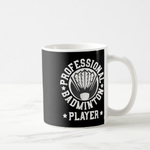 Mug T-shirt cadeau de volant pour joueur de badminton