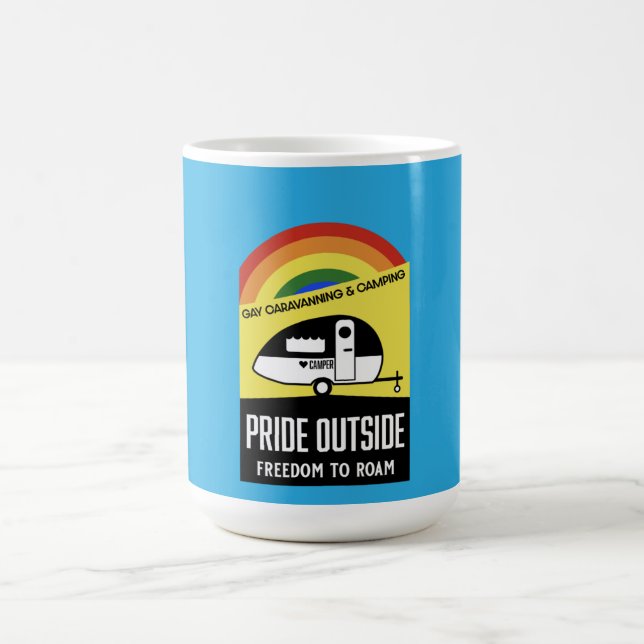 Mug T-shirt camping caravane gay (Centre)
