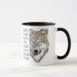Mug T-Shirt Citation Loup Motivationnel - Vous Dirigez