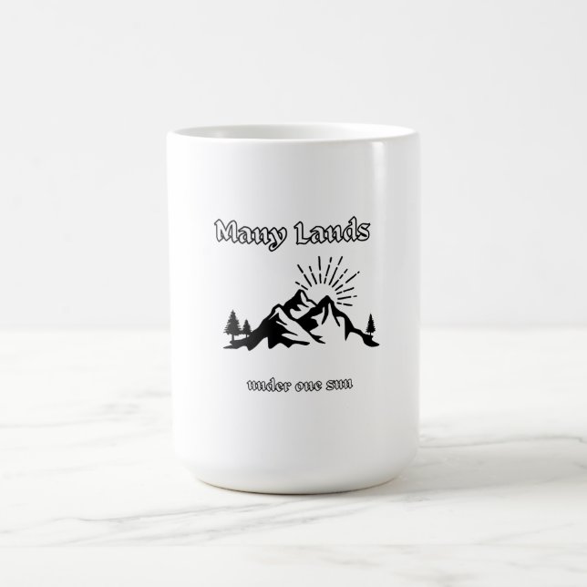Mug T-Shirt Classique Beaucoup de Terres Sous un Solei (Centre)