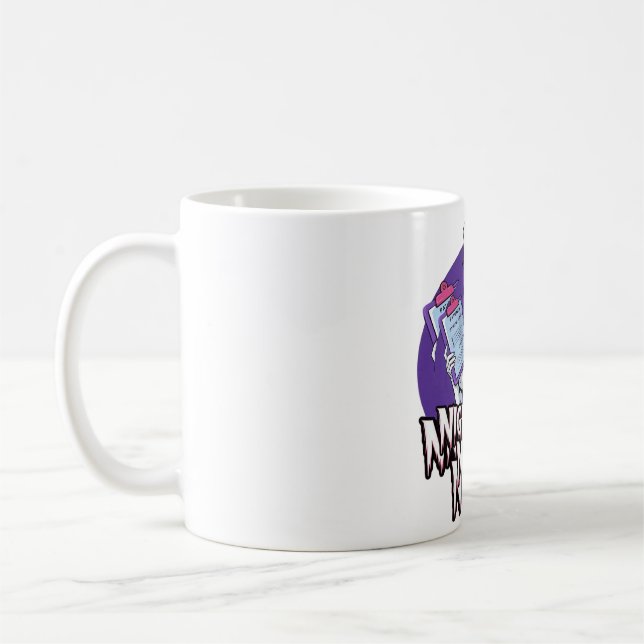 Mug T-shirt classique de l'infirmière de nuit d'Hallow (Gauche)