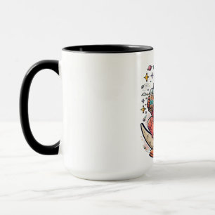 Mug T-shirt Cool Astronaute sur la Lune Amateur d'Es