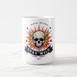 Mug T-Shirt crâne Reste Sauvage