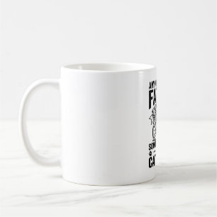 Mug T-Shirt D avec citation de Papa Chat gravure vinta