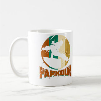 Mug T-shirt d'amour de Parkour pour garçons et hommes