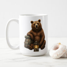 T-shirt de dessin animé d'ours mignon de la forêt