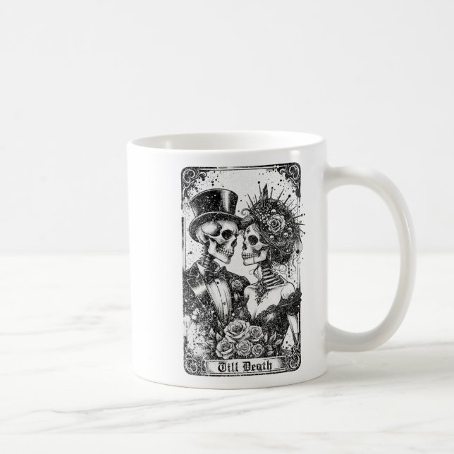 Mug T-shirt de fête de bachelorette gothique Tarot de  (Droite)