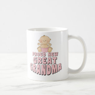 Mug T-shirt de fière nouvelle arrière-grand-mère