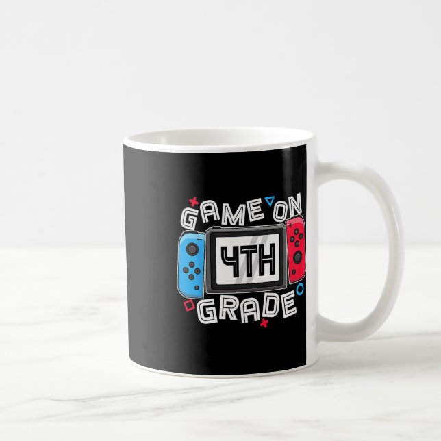 Mug T-shirt de gamer drôle pour écolier de 4e année (Droite)